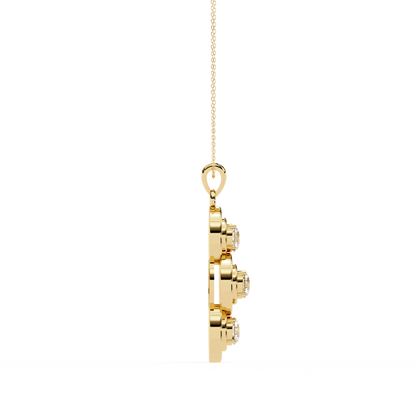 Trinity Circle Diamond Pendant