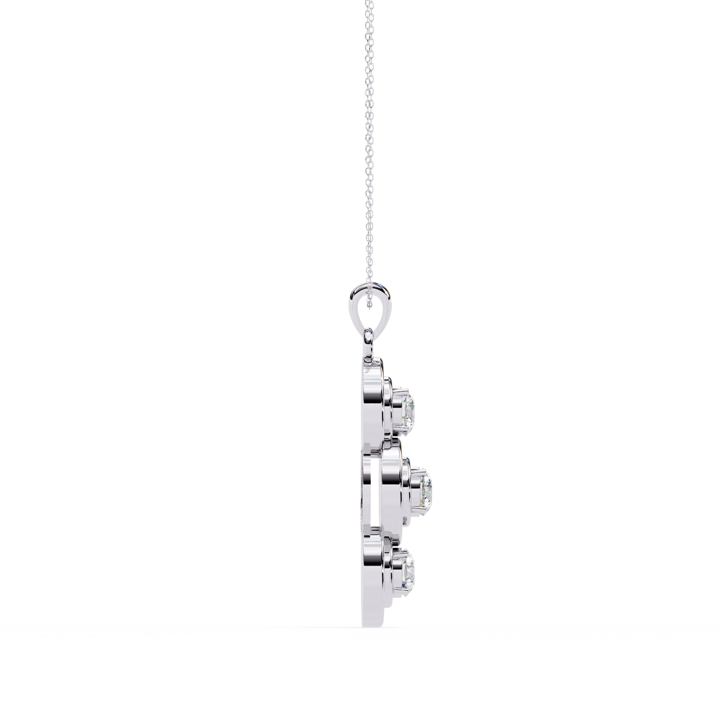 Trinity Circle Diamond Pendant