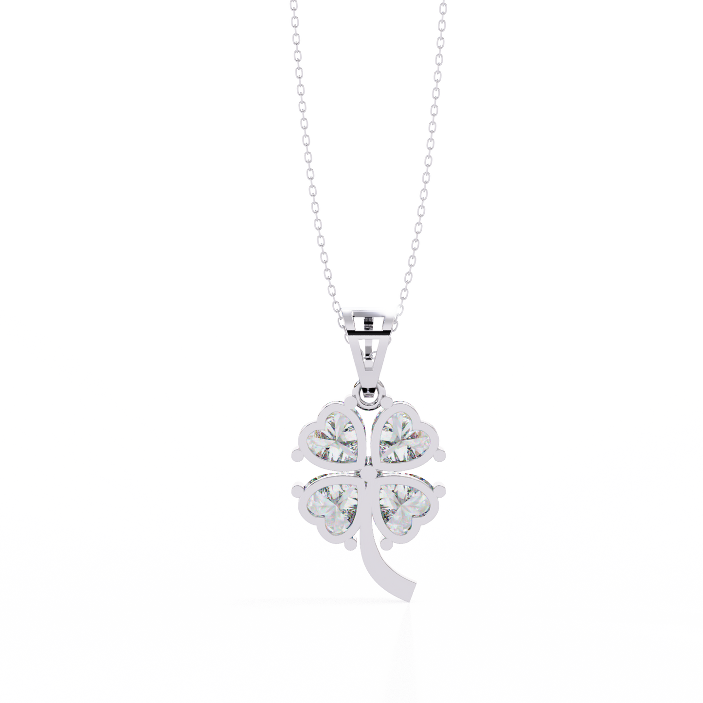 Clover Bloom Diamond Pendant
