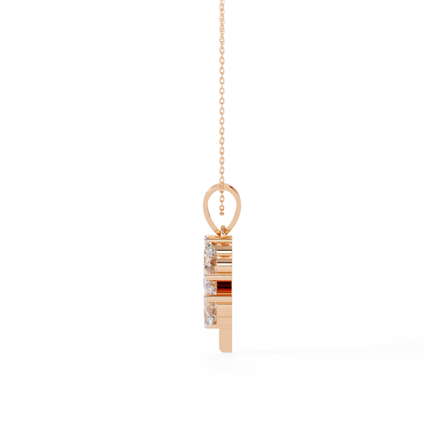 Clover Bloom Diamond Pendant