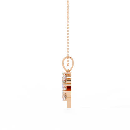 Clover Bloom Diamond Pendant