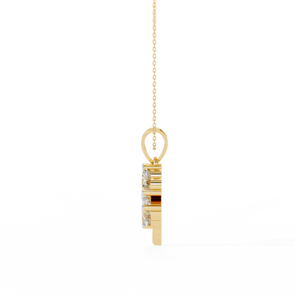 Clover Bloom Diamond Pendant