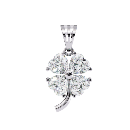 Clover Bloom Diamond Pendant