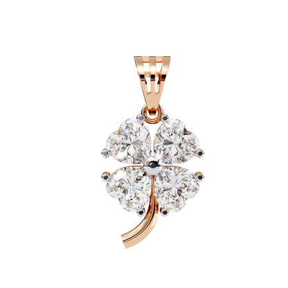 Clover Bloom Diamond Pendant