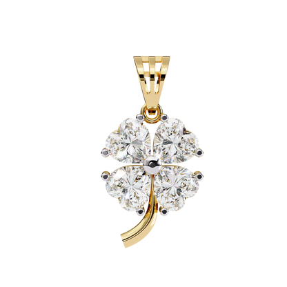 Clover Bloom Diamond Pendant