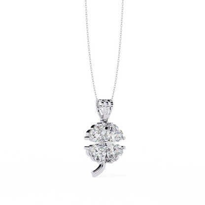 Clover Bloom Diamond Pendant