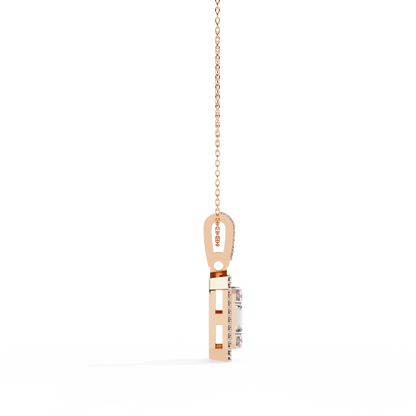 Regalis Baguette Diamond Pendant