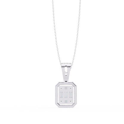Regalis Baguette Diamond Pendant