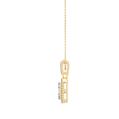 Regalis Baguette Diamond Pendant