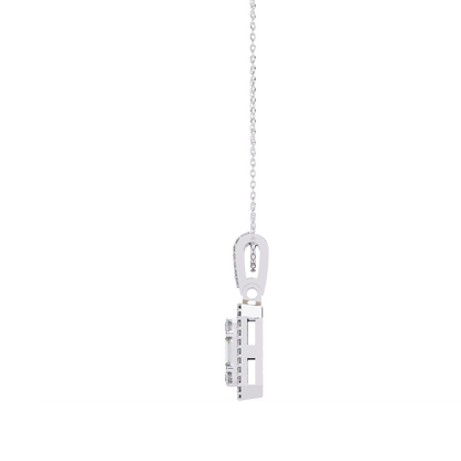 Regalis Baguette Diamond Pendant