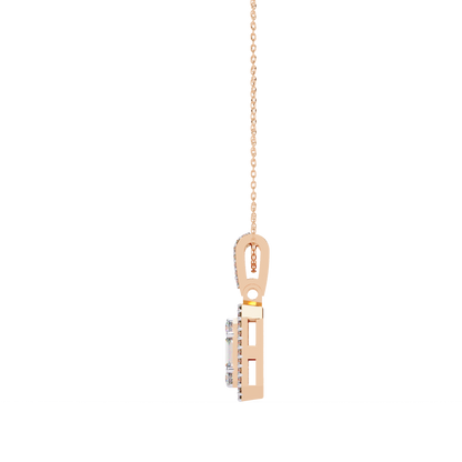 Regalis Baguette Diamond Pendant
