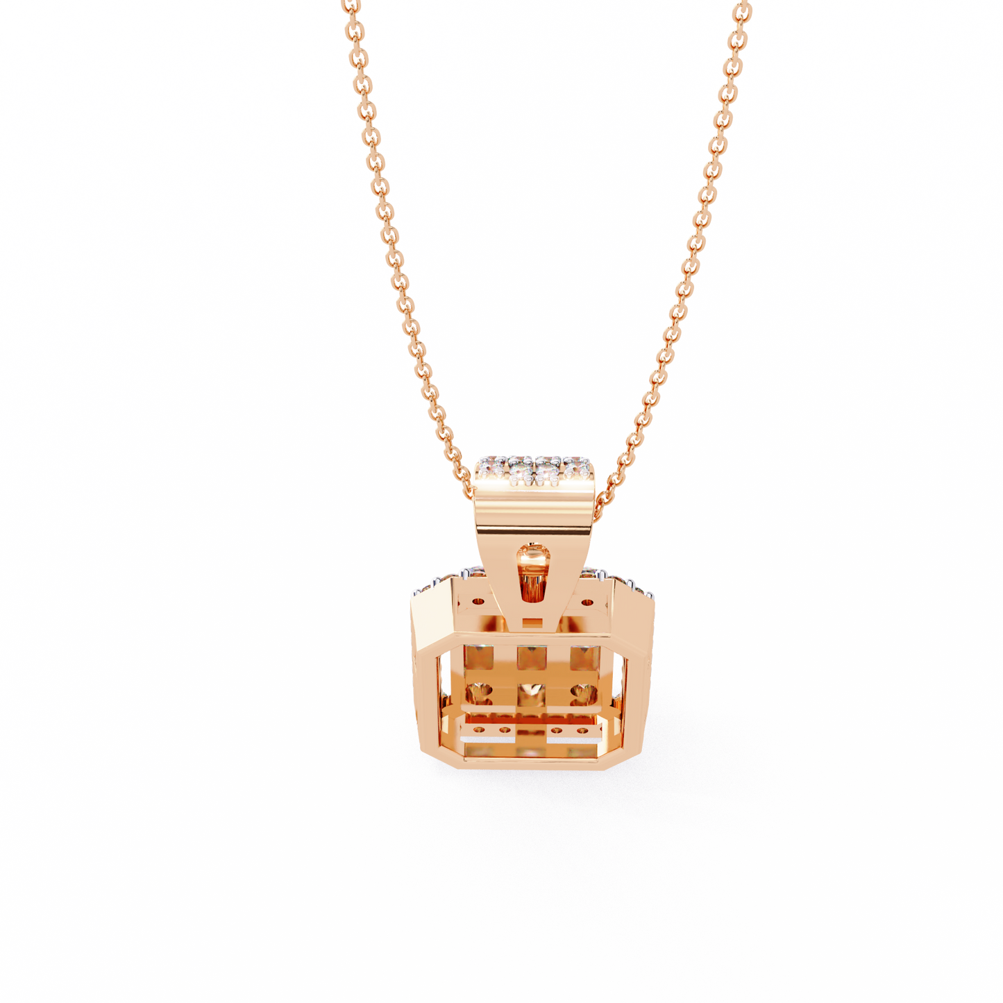 Regalis Baguette Diamond Pendant