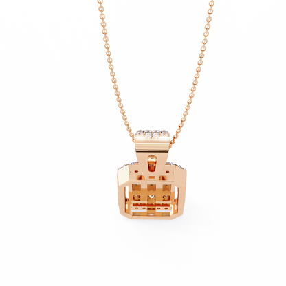 Regalis Baguette Diamond Pendant