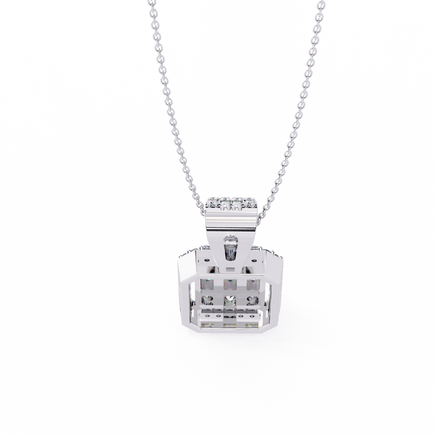 Regalis Baguette Diamond Pendant