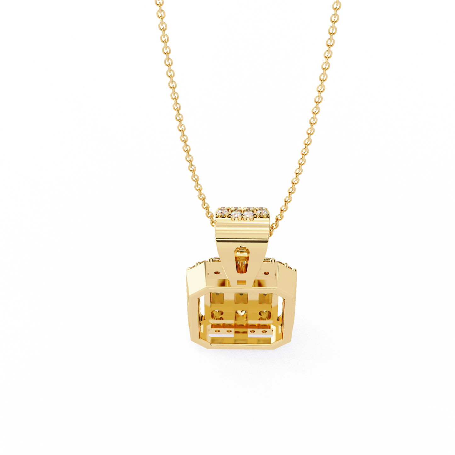 Regalis Baguette Diamond Pendant