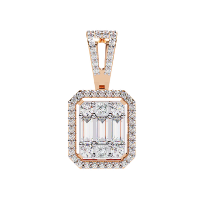Regalis Baguette Diamond Pendant