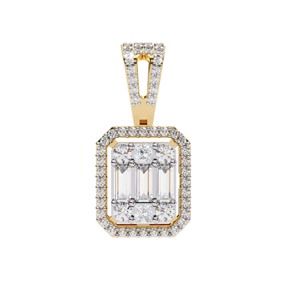 Regalis Baguette Diamond Pendant