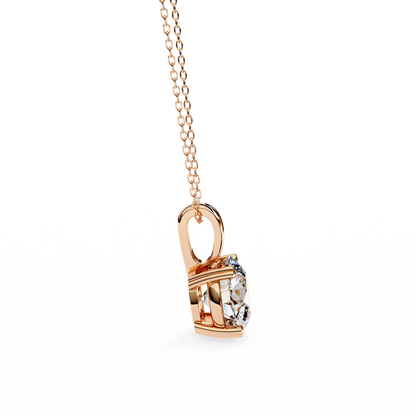 Celeste Classic Solitaire Diamond Pendant