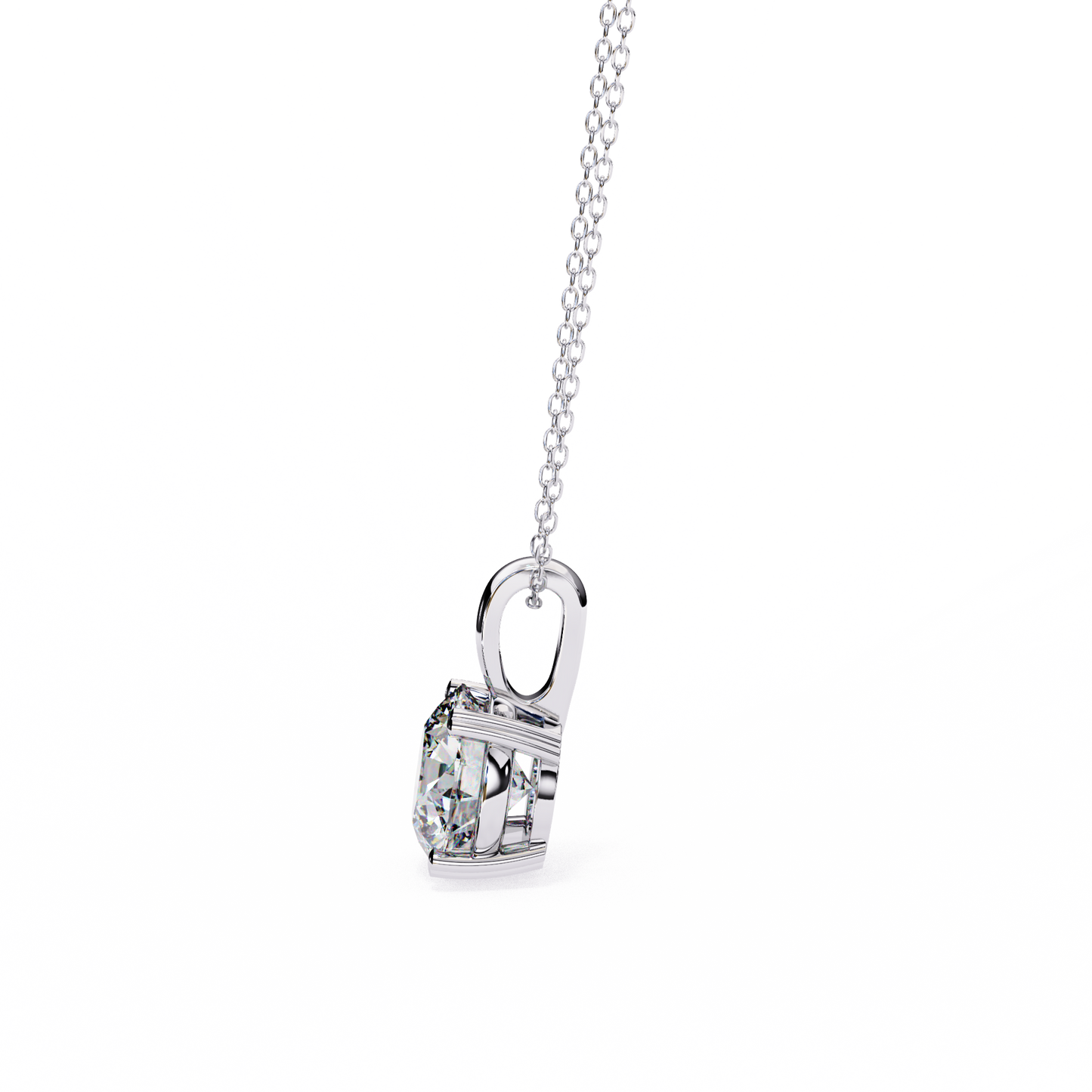 Celeste Classic Solitaire Diamond Pendant