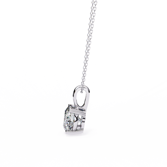 Celeste Classic Solitaire Diamond Pendant