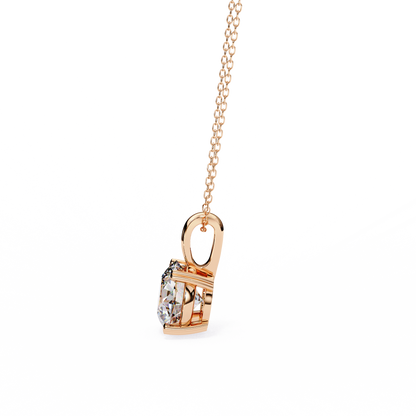 Celeste Classic Solitaire Diamond Pendant