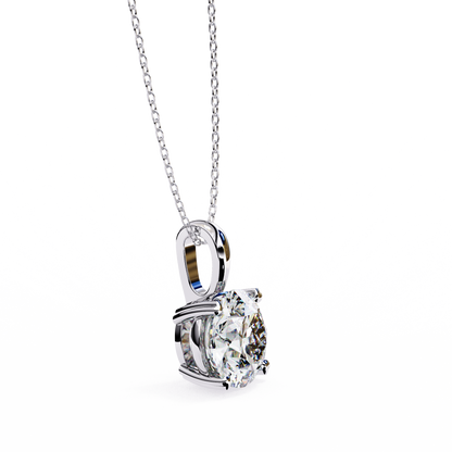 Celeste Classic Solitaire Diamond Pendant