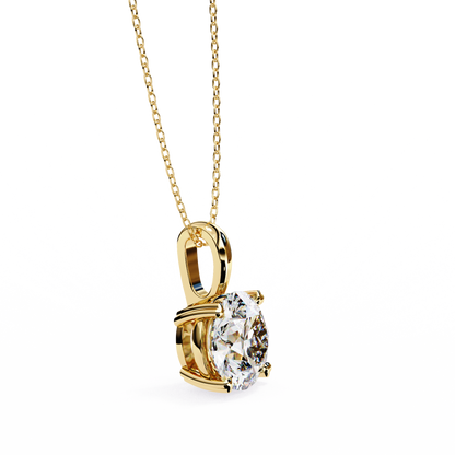 Celeste Classic Solitaire Diamond Pendant