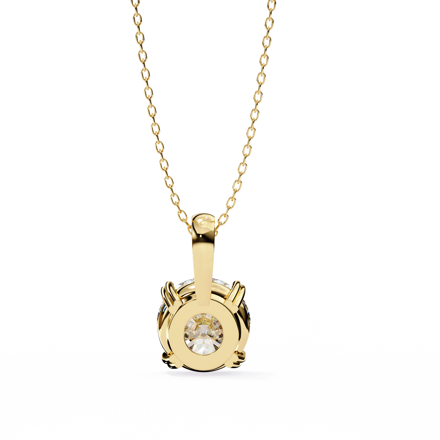 Celeste Classic Solitaire Diamond Pendant