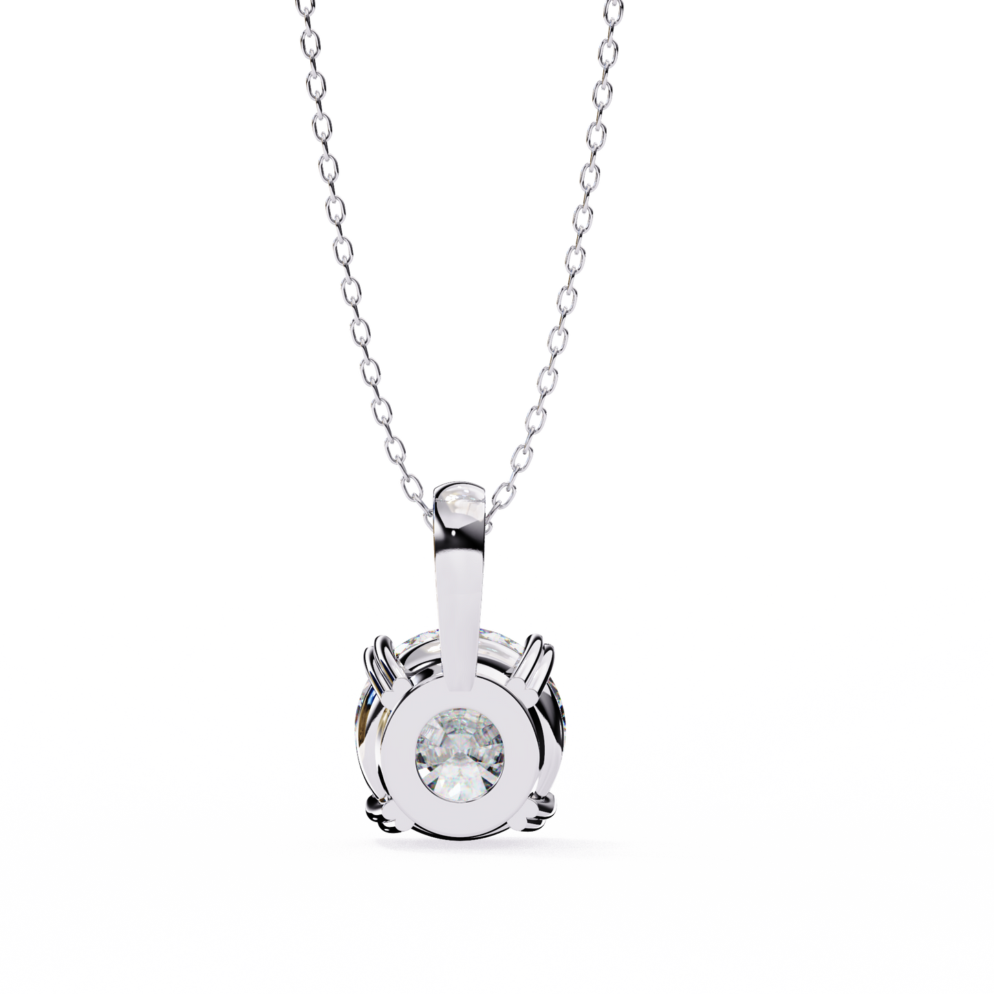 Celeste Classic Solitaire Diamond Pendant