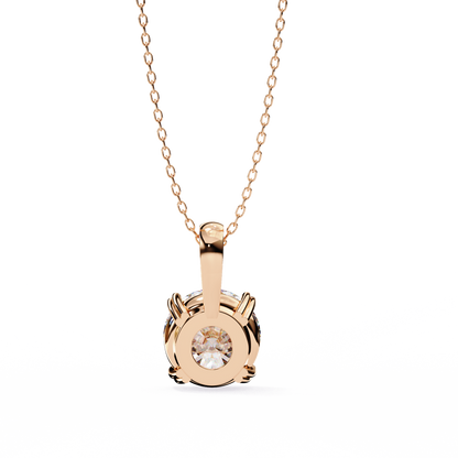 Celeste Classic Solitaire Diamond Pendant