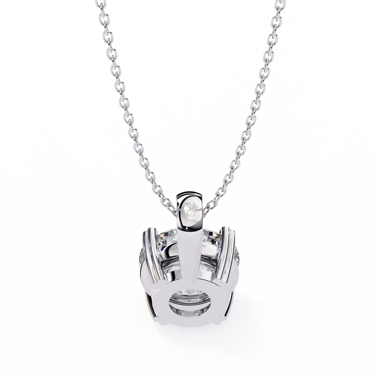 Celeste Classic Solitaire Diamond Pendant
