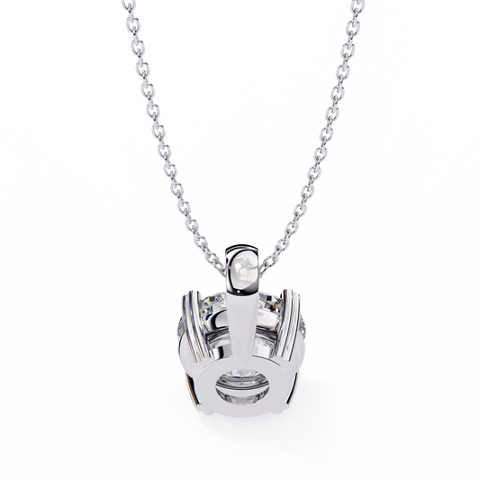 Celeste Classic Solitaire Diamond Pendant