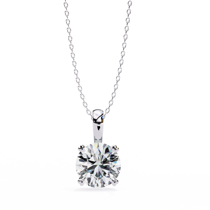 Celeste Classic Solitaire Diamond Pendant