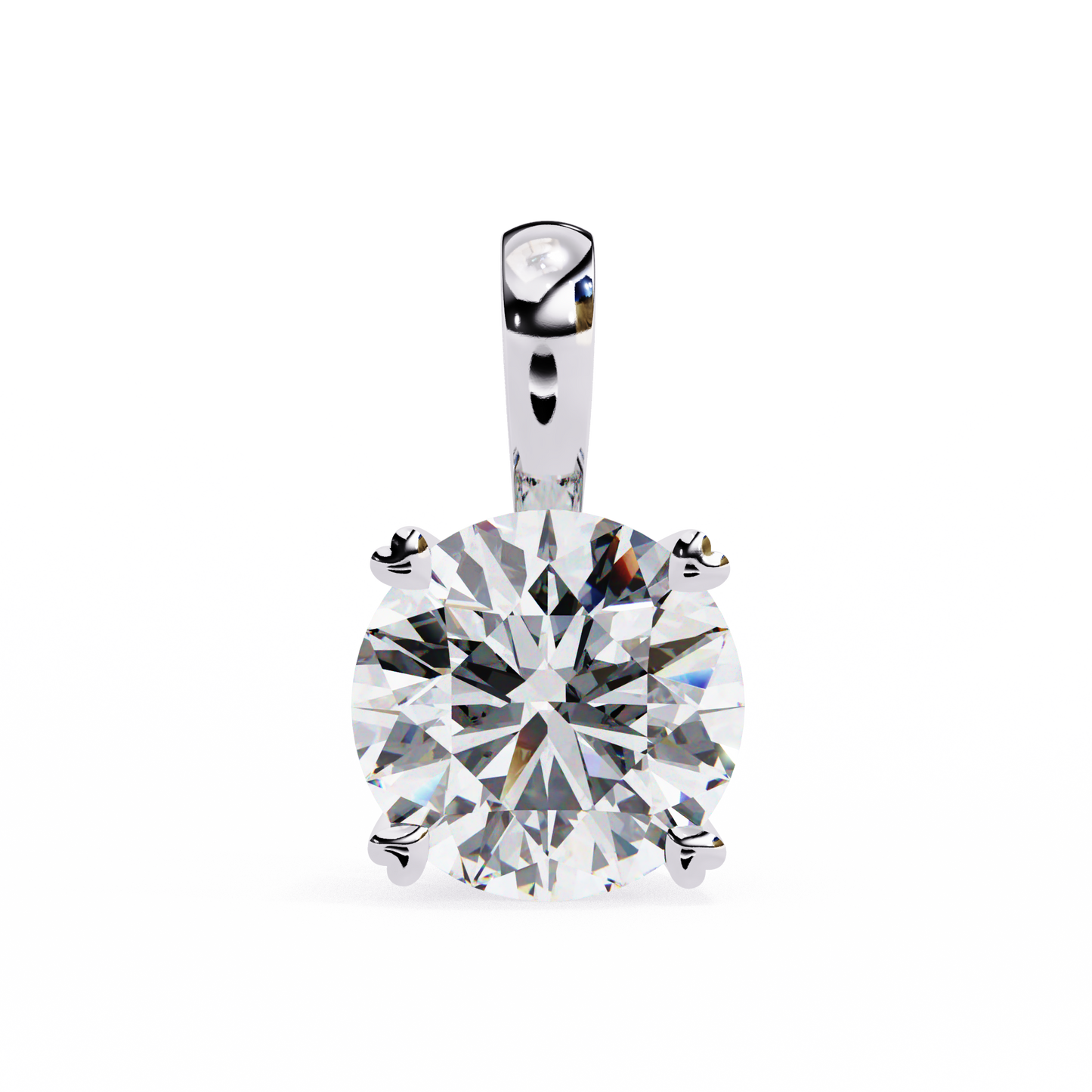 Celeste Classic Solitaire Diamond Pendant