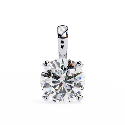 Celeste Classic Solitaire Diamond Pendant