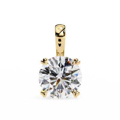 Celeste Classic Solitaire Diamond Pendant