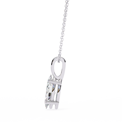 Solitaire Marquise Diamond Pendant