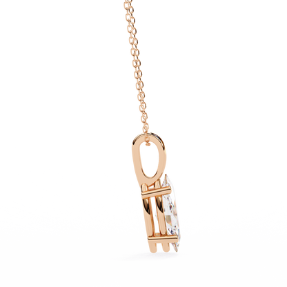 Solitaire Marquise Diamond Pendant