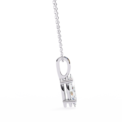 Solitaire Marquise Diamond Pendant