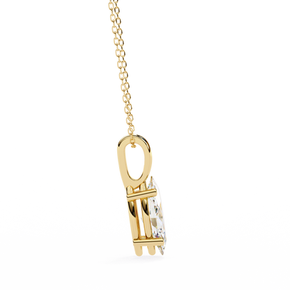 Solitaire Marquise Diamond Pendant