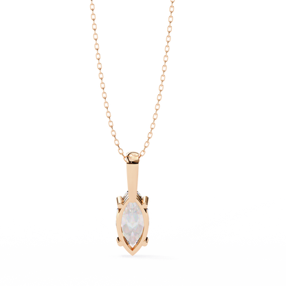 Solitaire Marquise Diamond Pendant