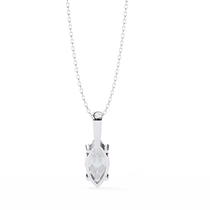 Solitaire Marquise Diamond Pendant