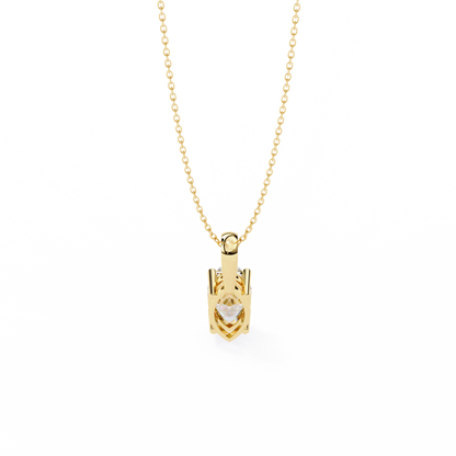 Solitaire Marquise Diamond Pendant