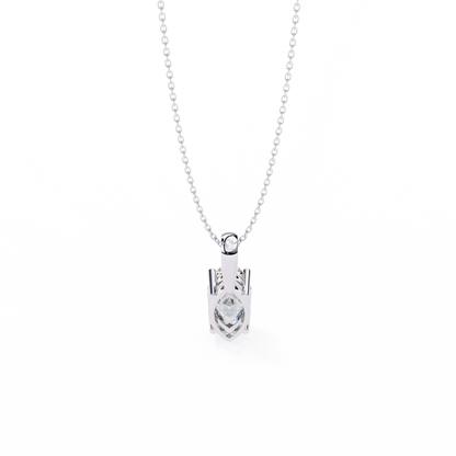 Solitaire Marquise Diamond Pendant