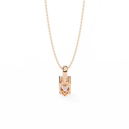 Solitaire Marquise Diamond Pendant