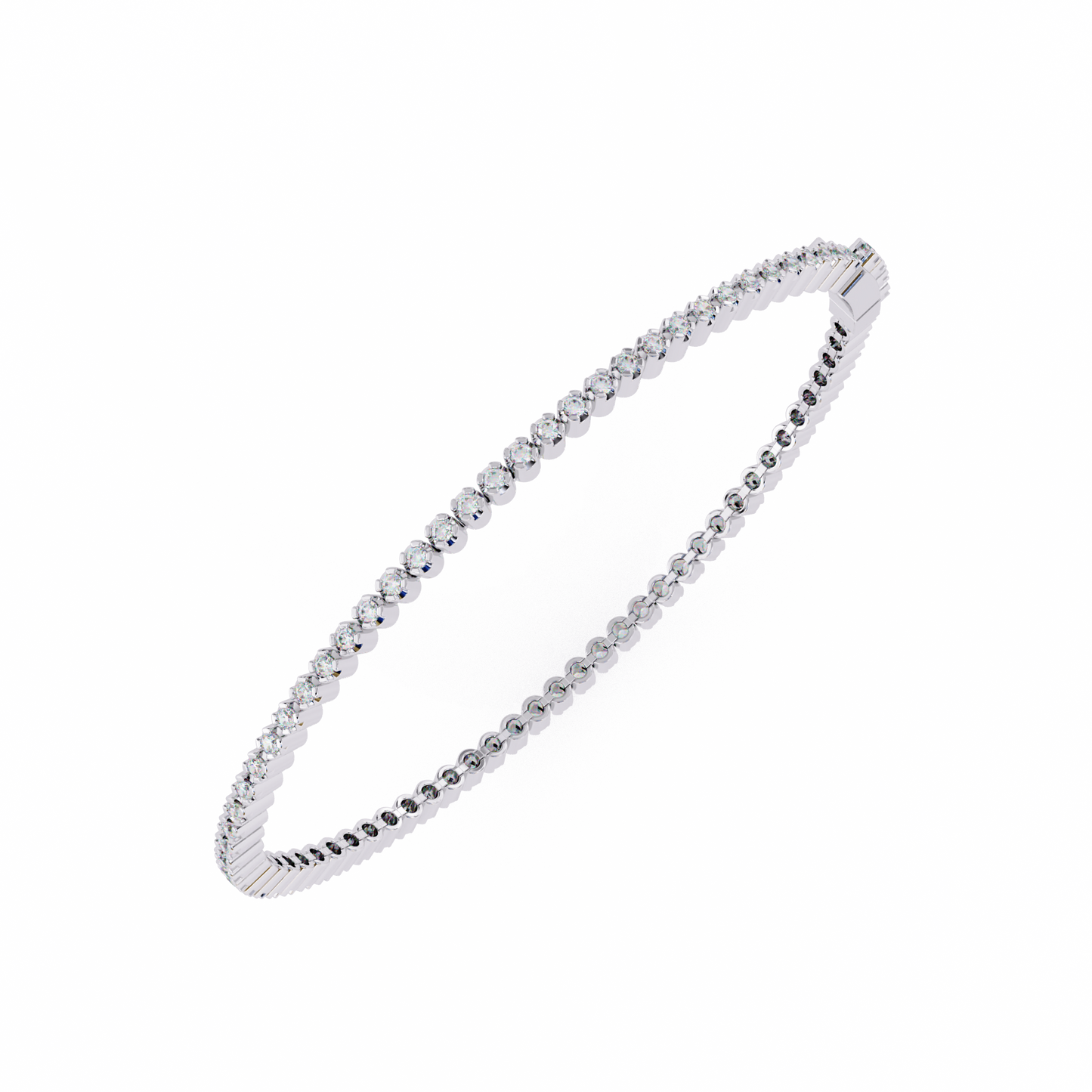 Baguette Diamond Tennis Bracelet