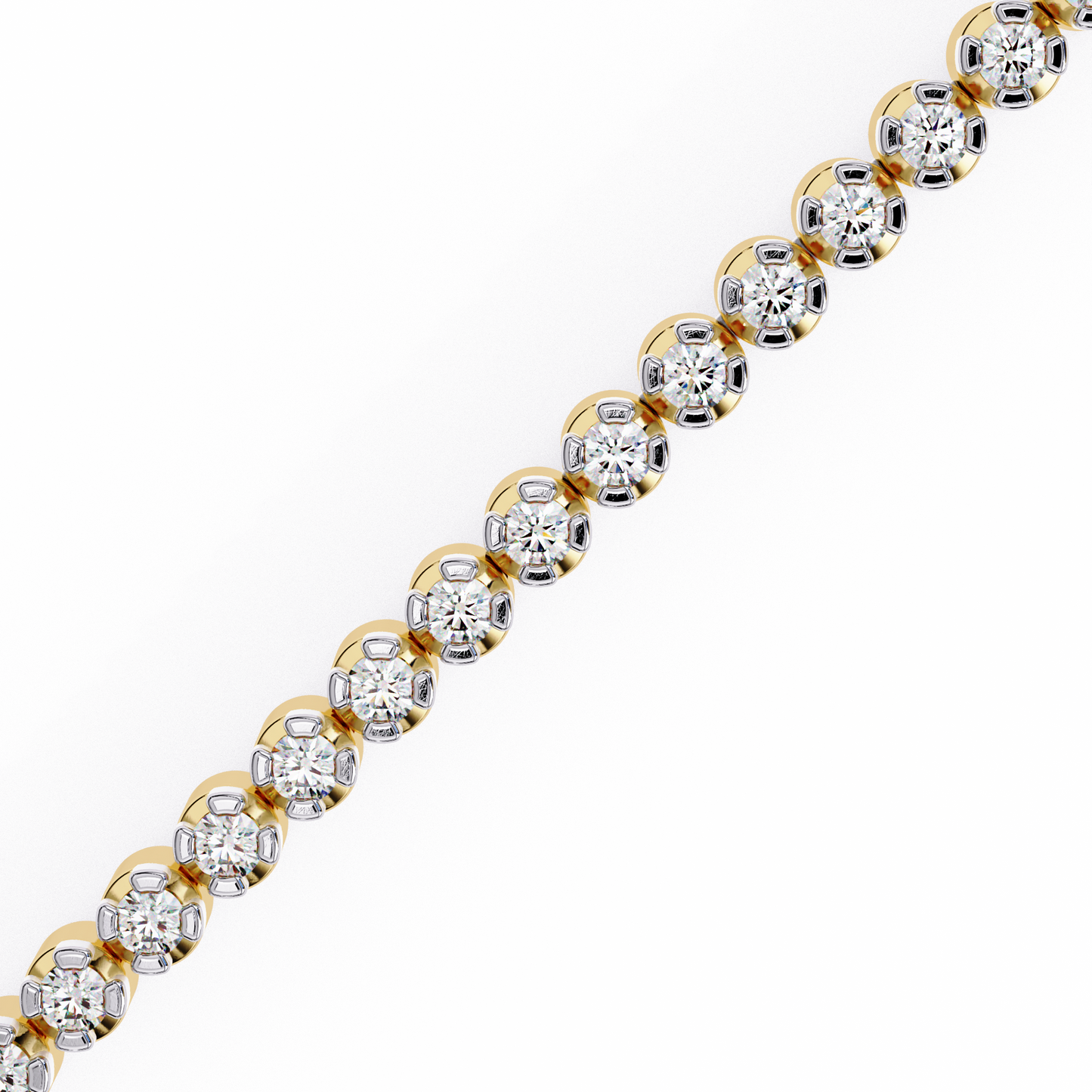 Baguette Diamond Tennis Bracelet
