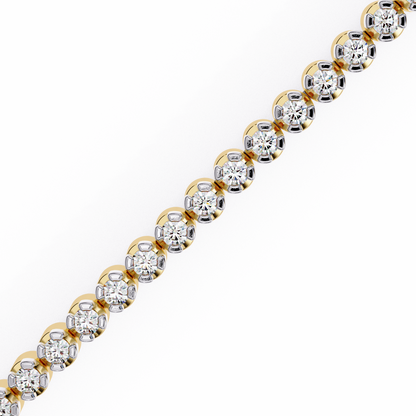 Baguette Diamond Tennis Bracelet