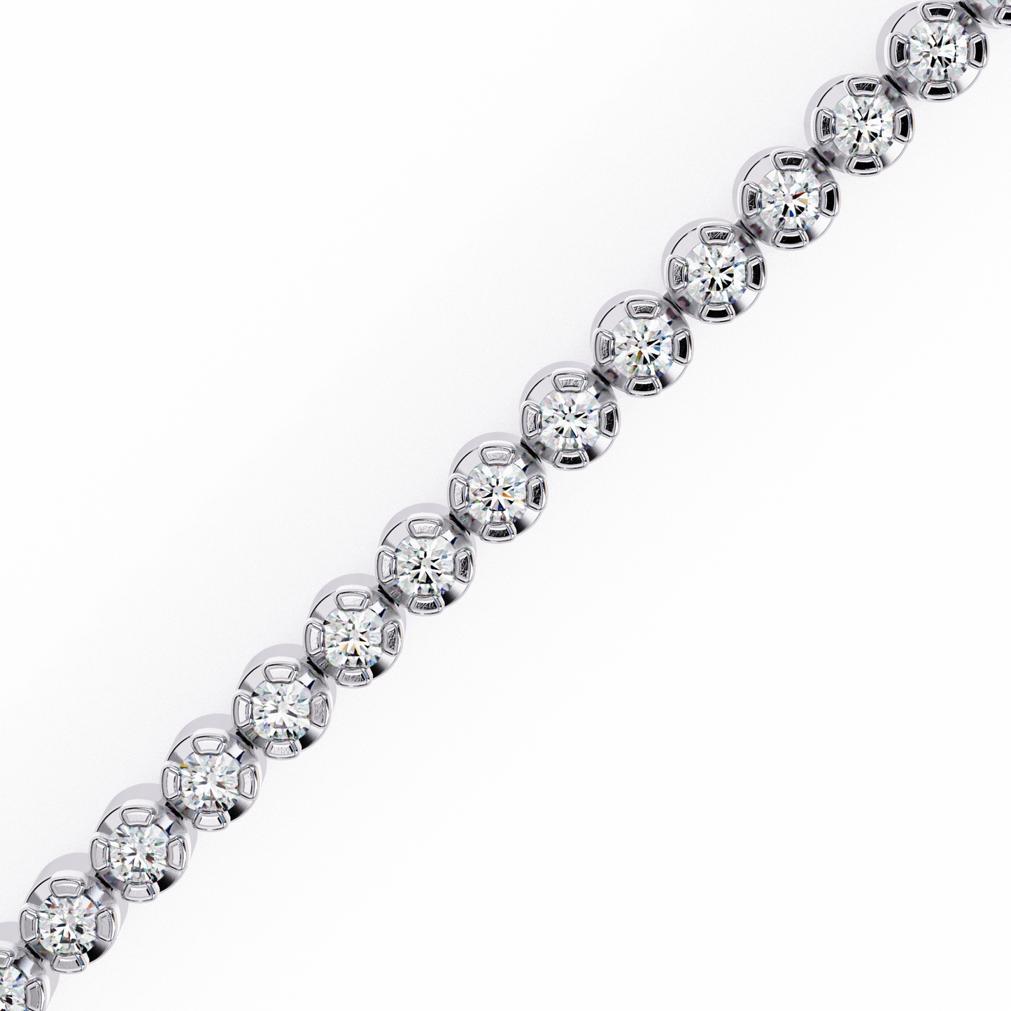 Baguette Diamond Tennis Bracelet