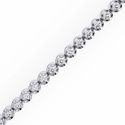 Baguette Diamond Tennis Bracelet